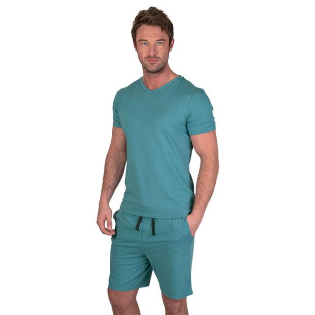 Light and Shade and Shade & - Mens Pyjama Set V-Neck Tee Short