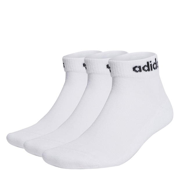 adidas Linear Ankle Cushioned Socks 3 Pairs