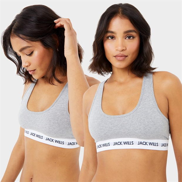 Jack Wills Dibsdall Multipack Bralette 2 Pack