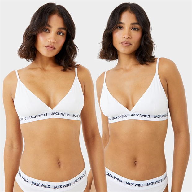 Jack Wills Biddstone Multipack Bralette 2 Pack