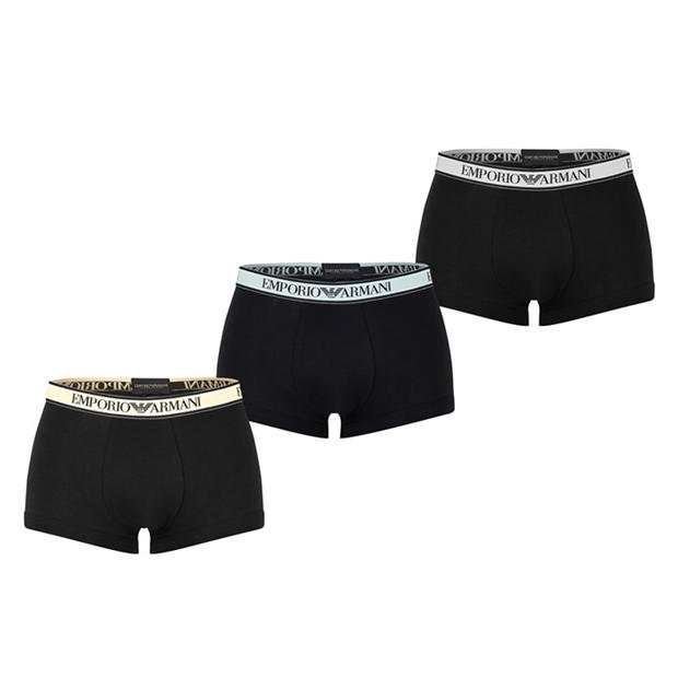 EMPORIO ARMANI Core 3 Pack Boxer Shorts