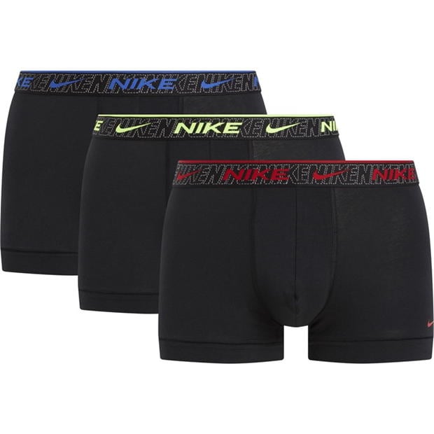 Nike 3 Pack Everyday Cotton Trunks Mens