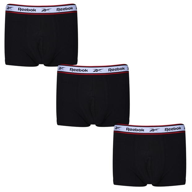 Reebok 3 Pack Boxer Shorts Mens