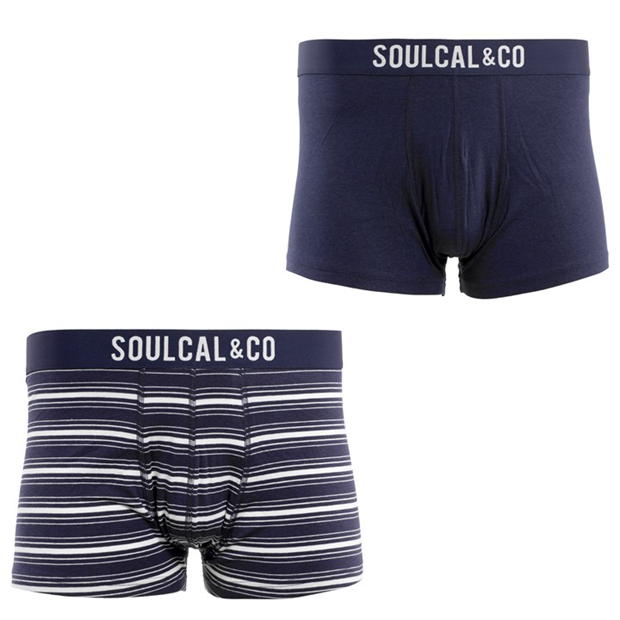 SoulCal 2 Pack Modal Boxer Shorts