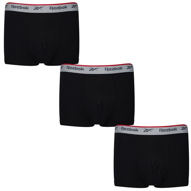 Reebok 3 Pack Boxer Short Mens