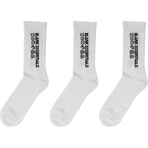 Blank Essentials Essentials 3 Pack Socks