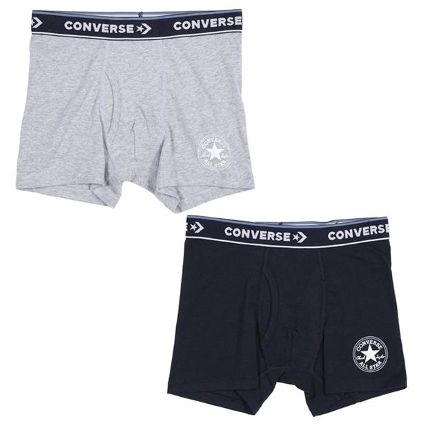 Converse Boxers 2 Pack Junior Boys