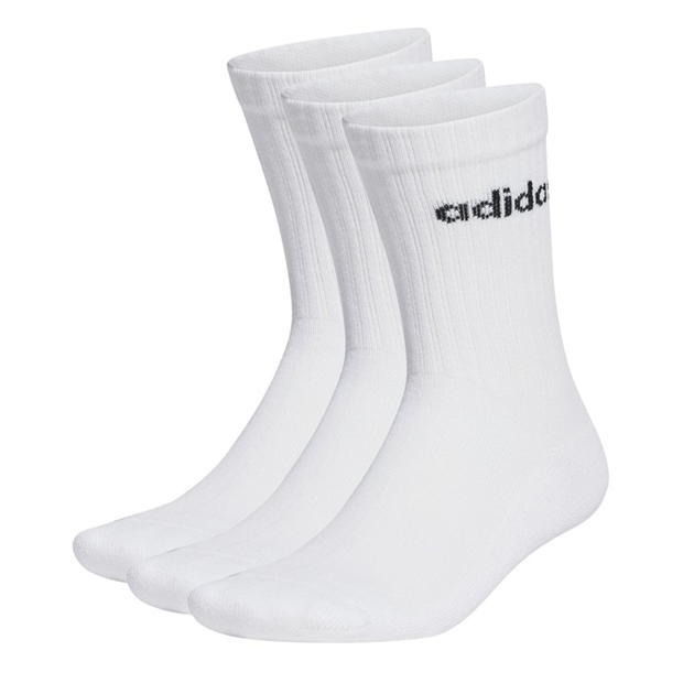 adidas Linear Crew Cushioned Socks 3 Pairs