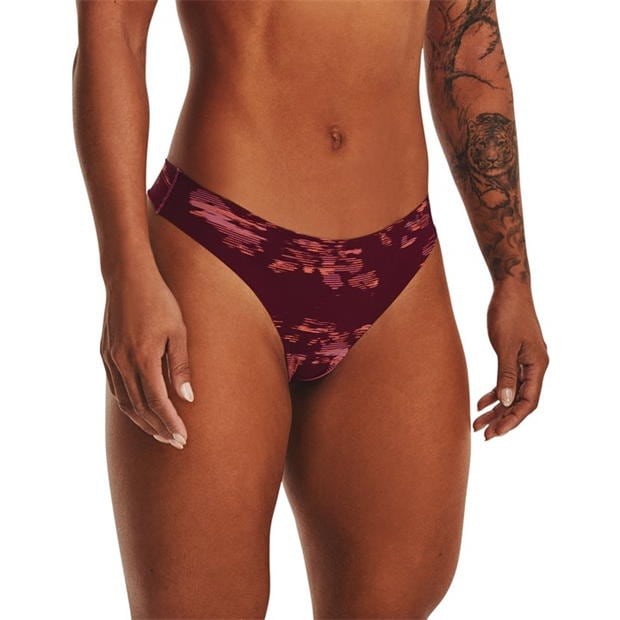 Under Armour 3Pk Print Thongs Womens