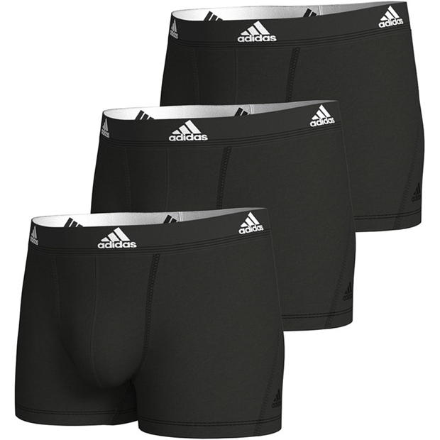 adidas 3-Pack Active Flex Cotton Trunk