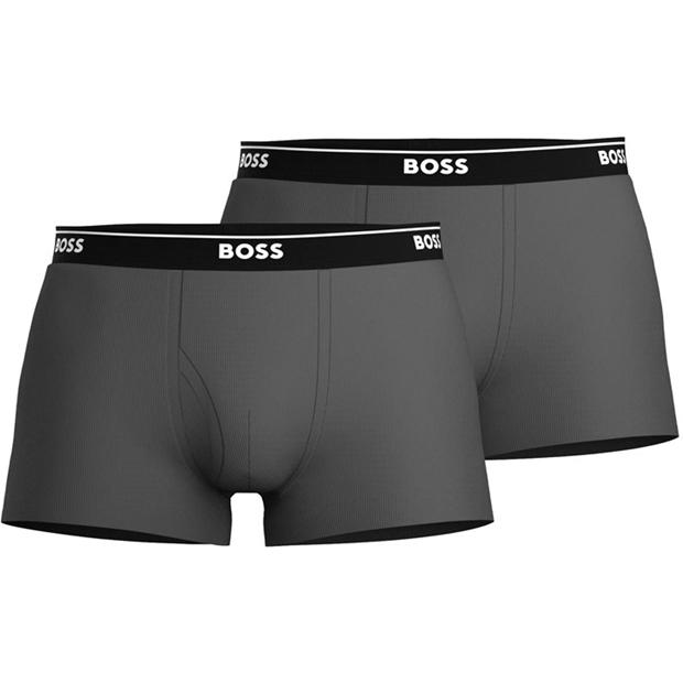 Boss 2 Pack Logo Waistband Trunks