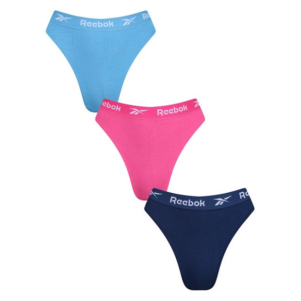 Reebok 3 Pack Corna Thongs Womens