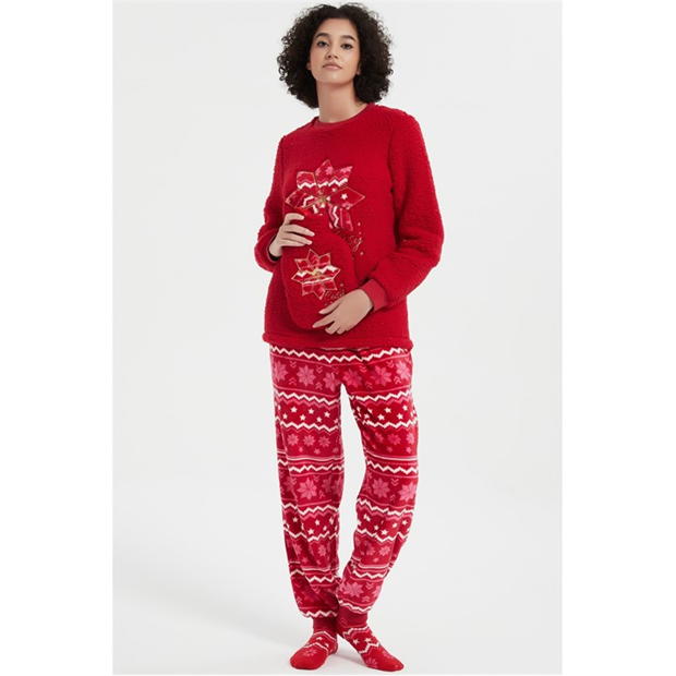 Linea Cosy Pyjama and Hot Water Bottle Gift Set