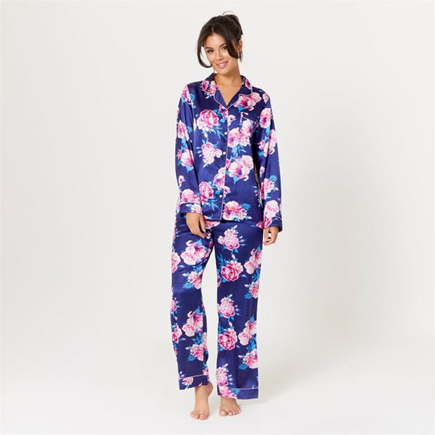 Be You Satin Floral Pyjama