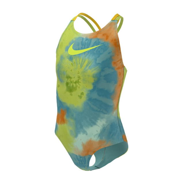 Nike Tie Dye Spiderback One Piece Swimsuit Girls