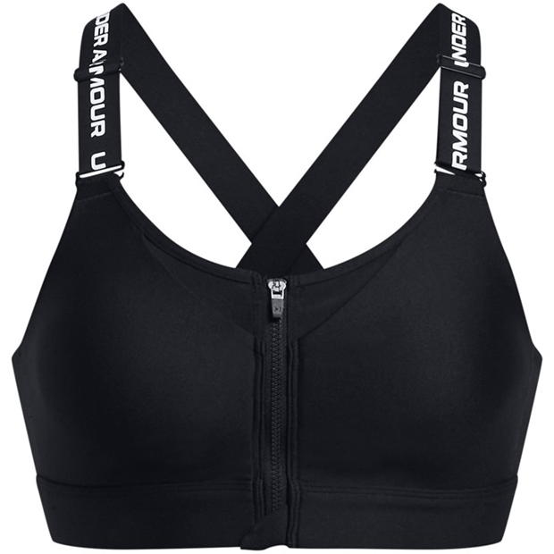 Under Armour Armour Ua Infinity High Zip 2.0 Bra Impact Sports Womens