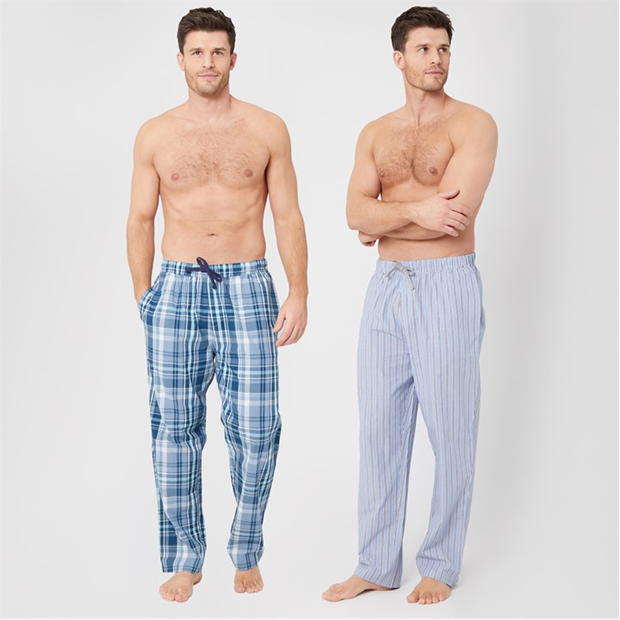 Studio 2 Pack Woven Pyjama Bottoms