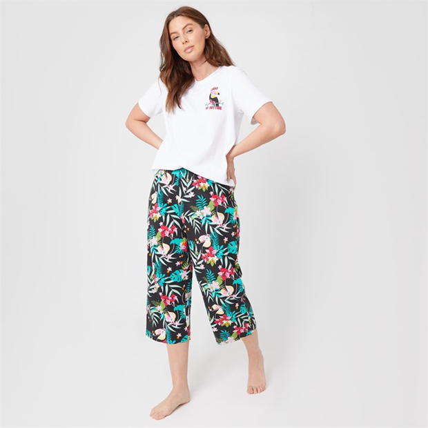 Be You Toucan Tropical Cropped Pyjama Set