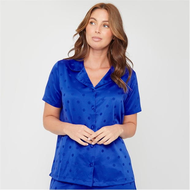 Be You Satin Spot Pyjama Shirt