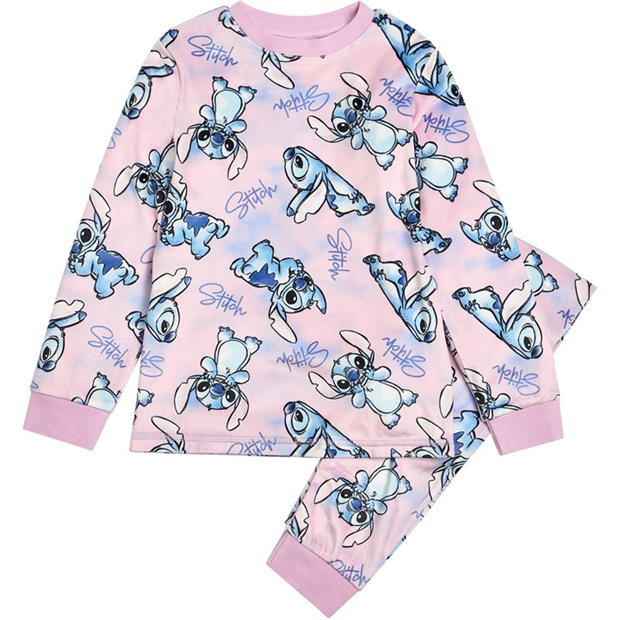 Character Girls Lilo & Stich Fleece Ombre Pj Set