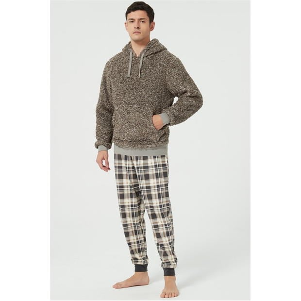 Howick Hooded Fleece Pyjama Set