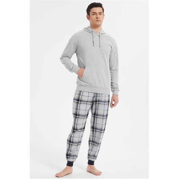 Howick Check Hooded Loungewear Set