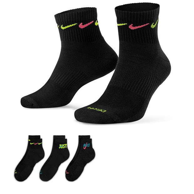 Nike Everyday Plus Cushioned Training Ankle Socks (3 Pairs)