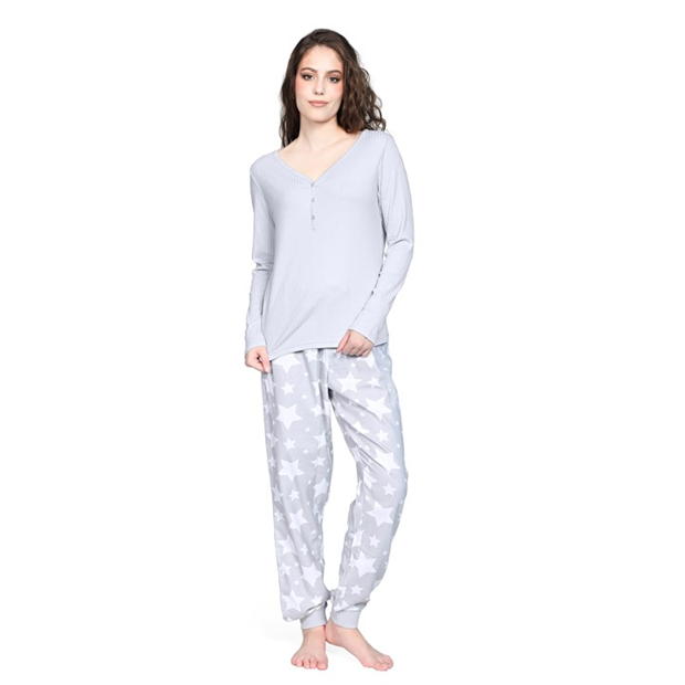 Linea Rib Flannel Pyjama Set