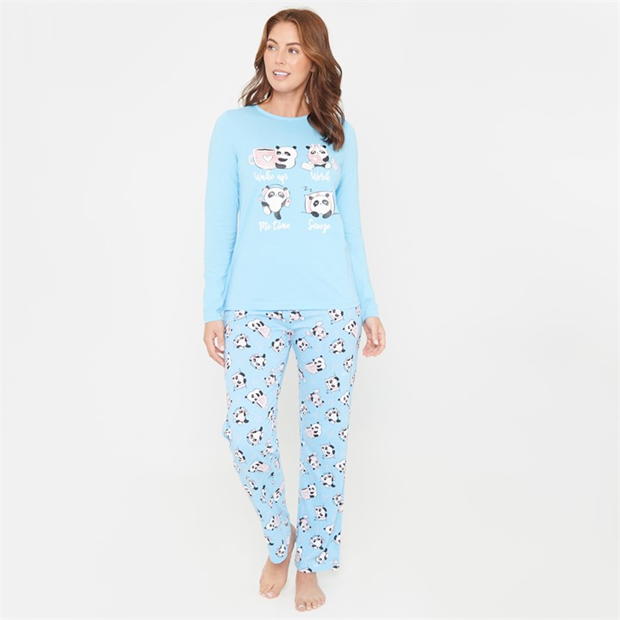 Linea Panda Cotton Pyjama Set