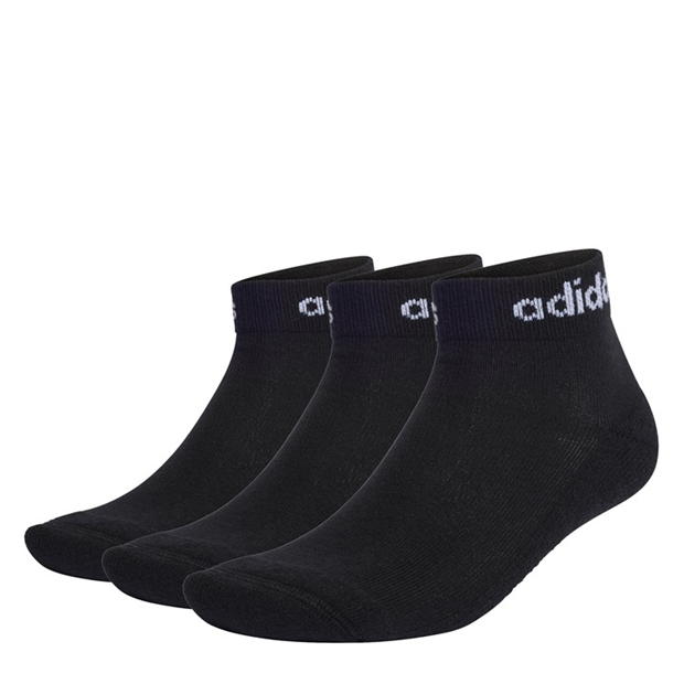 adidas Think Linear Ankle Socks 3 Pairs