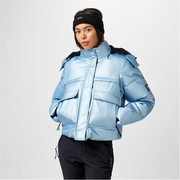 Jack Wills Cropped Puffer Ld51