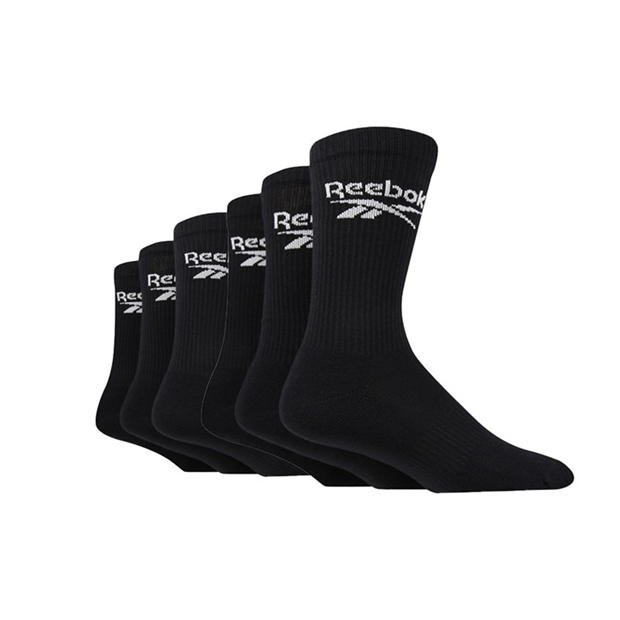 Reebok 6 Pair Sports Crew Socks