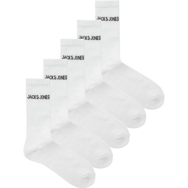 Jack and Jones Regen Mens 5-Pack Crew Socks