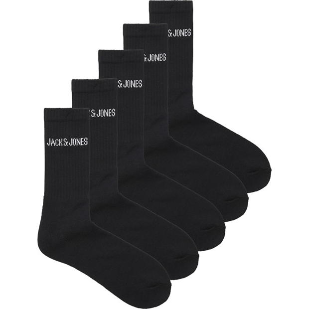 Jack and Jones Regen Mens 5-Pack Crew Socks