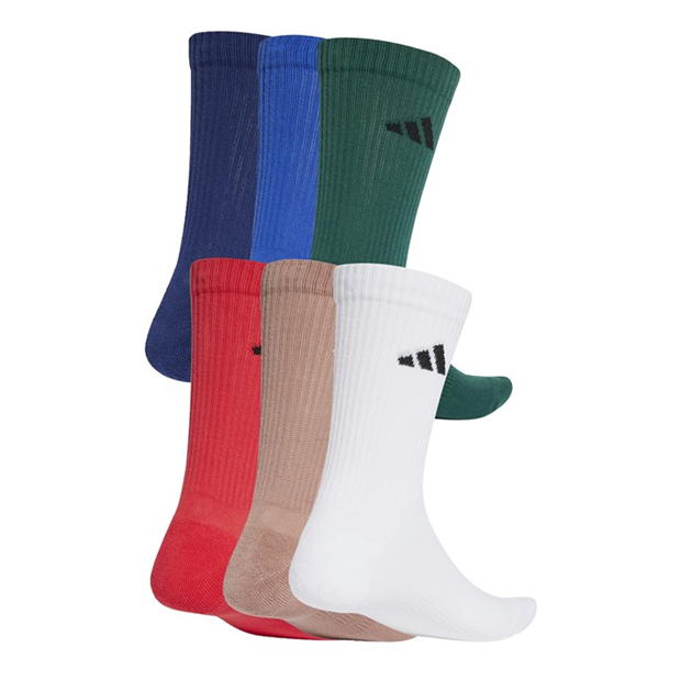 adidas 6-Pack Logo Crew Socks Adults