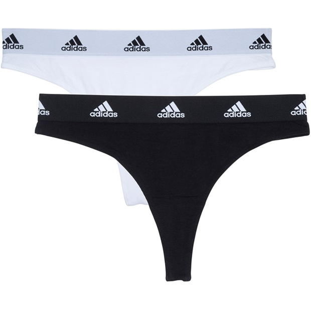 adidas Active Comfort Cotton Thong 2-Pack