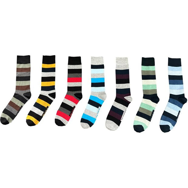 Firetrap Formal Socks 7 Pack Mens