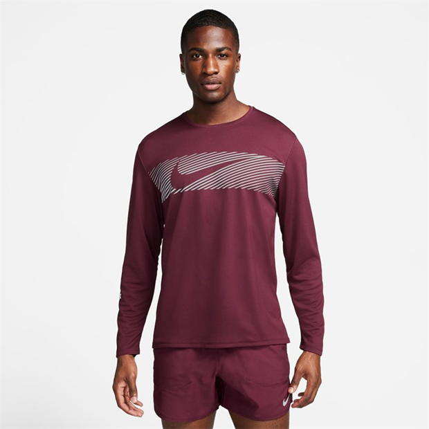 Nike Miler Flash Men's Dri-FIT UV Long-Sleeve Running Top