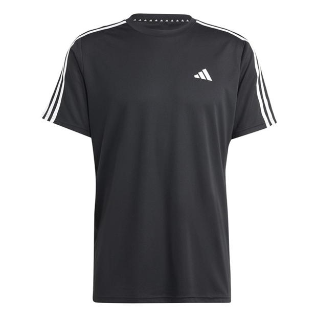 adidas 3 Stripe Essentials Training T-Shirt Mens