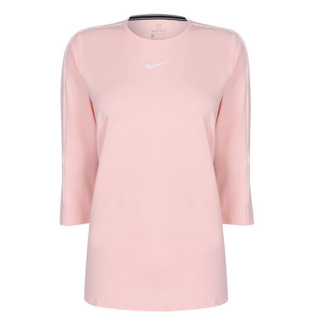 Nike Court three quarterSleeve T Shirt Ladies