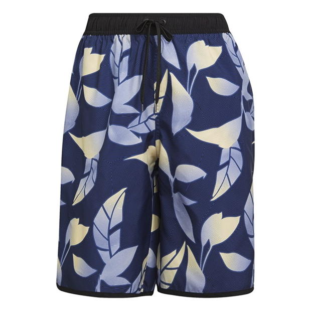 adidas Classic-Length Graphic Swim Shorts Mens Board Short