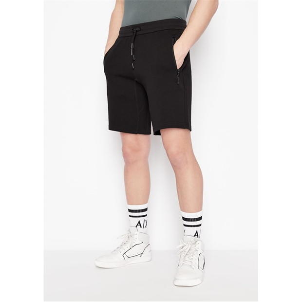 Armani Exchange Small Logo Fleece Shorts