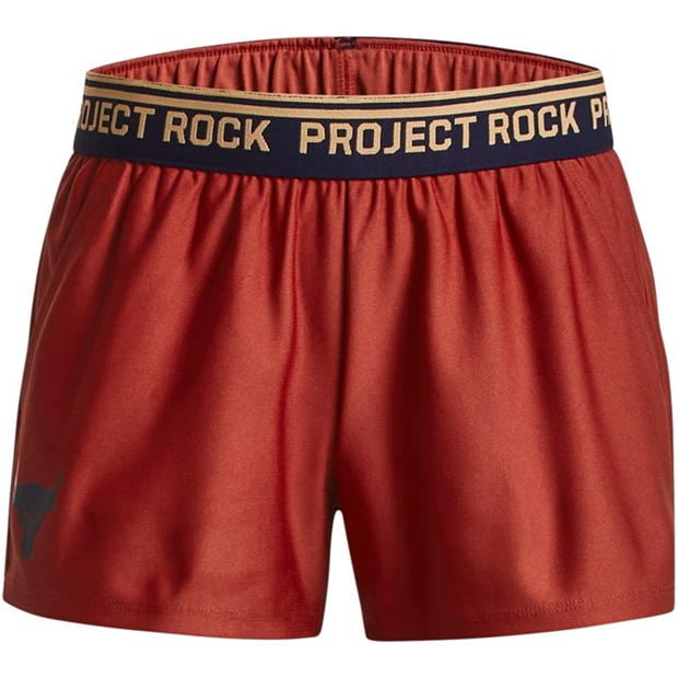 Under Armour Project Rock Play Up Shorts Junior Girls