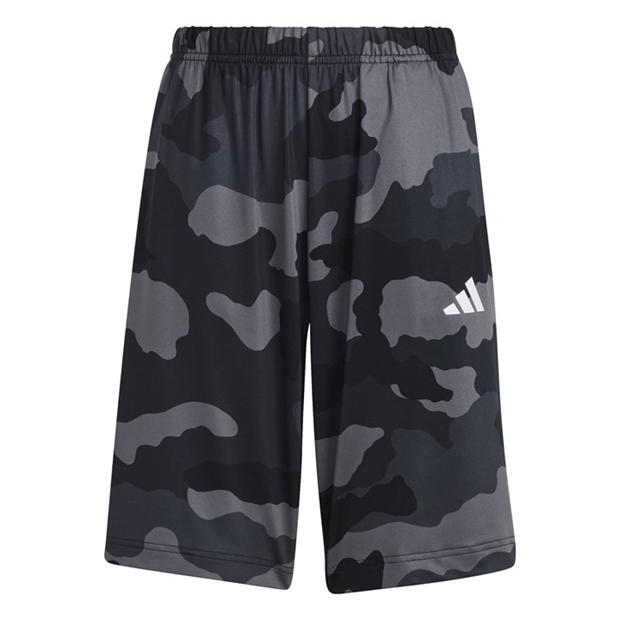 adidas Train Essentials Seasonal Print Shorts Juniors