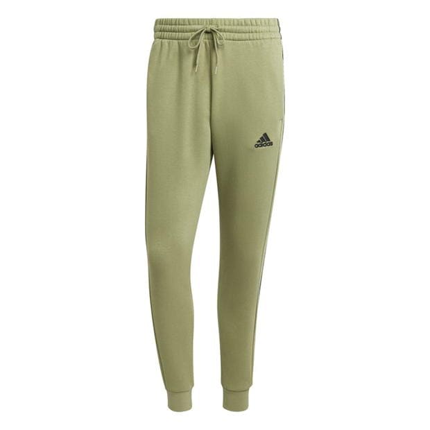 adidas Essentials Fleece Tapered Cuff 3-Stripes Joggers M