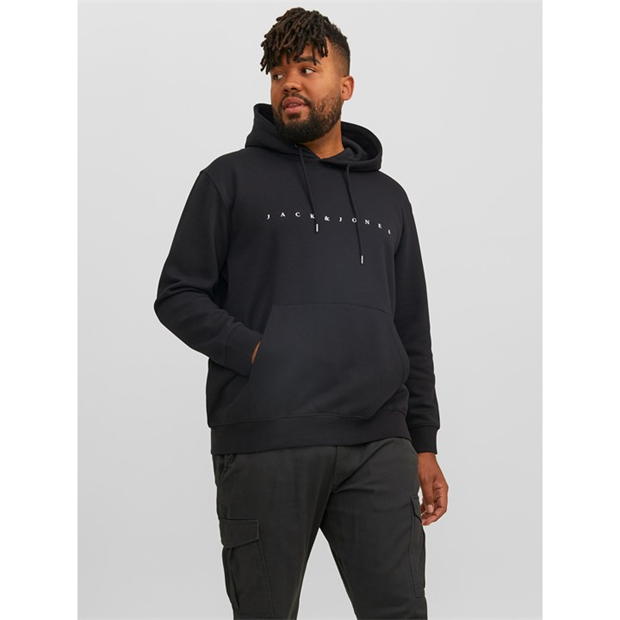 Jack and Jones Star Sweat Hoodie Mens Plus Size