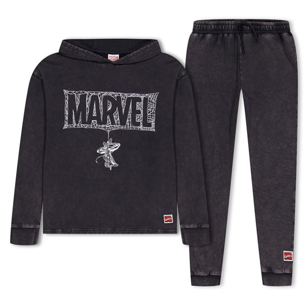 Character Marvel Slogan Hoodie and Jogger Set