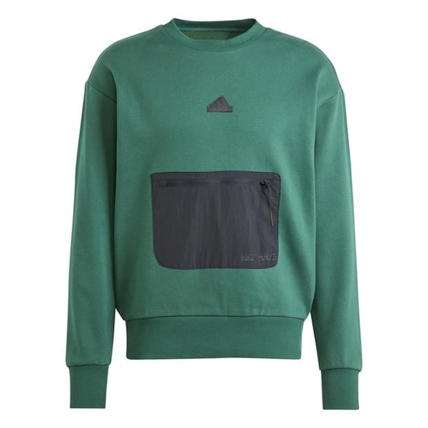 adidas City Escape Fleece Sweatshirt Mens