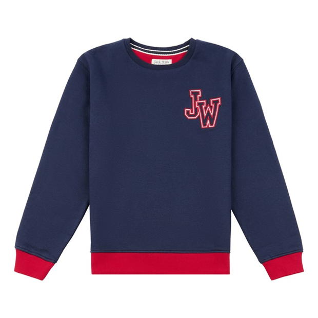 Jack Wills Varsity Crew Sweater Juniors