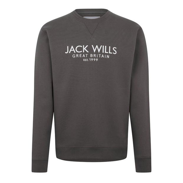 Jack Wills Belvue Graphic Logo Crew Neck Sweatshirt